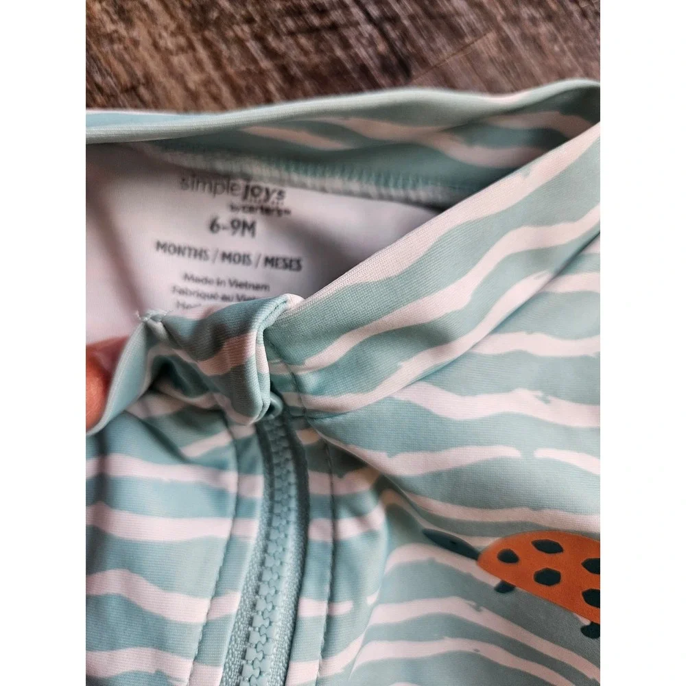 Simple Joys 1pc swimsuit 6/9 months EUC